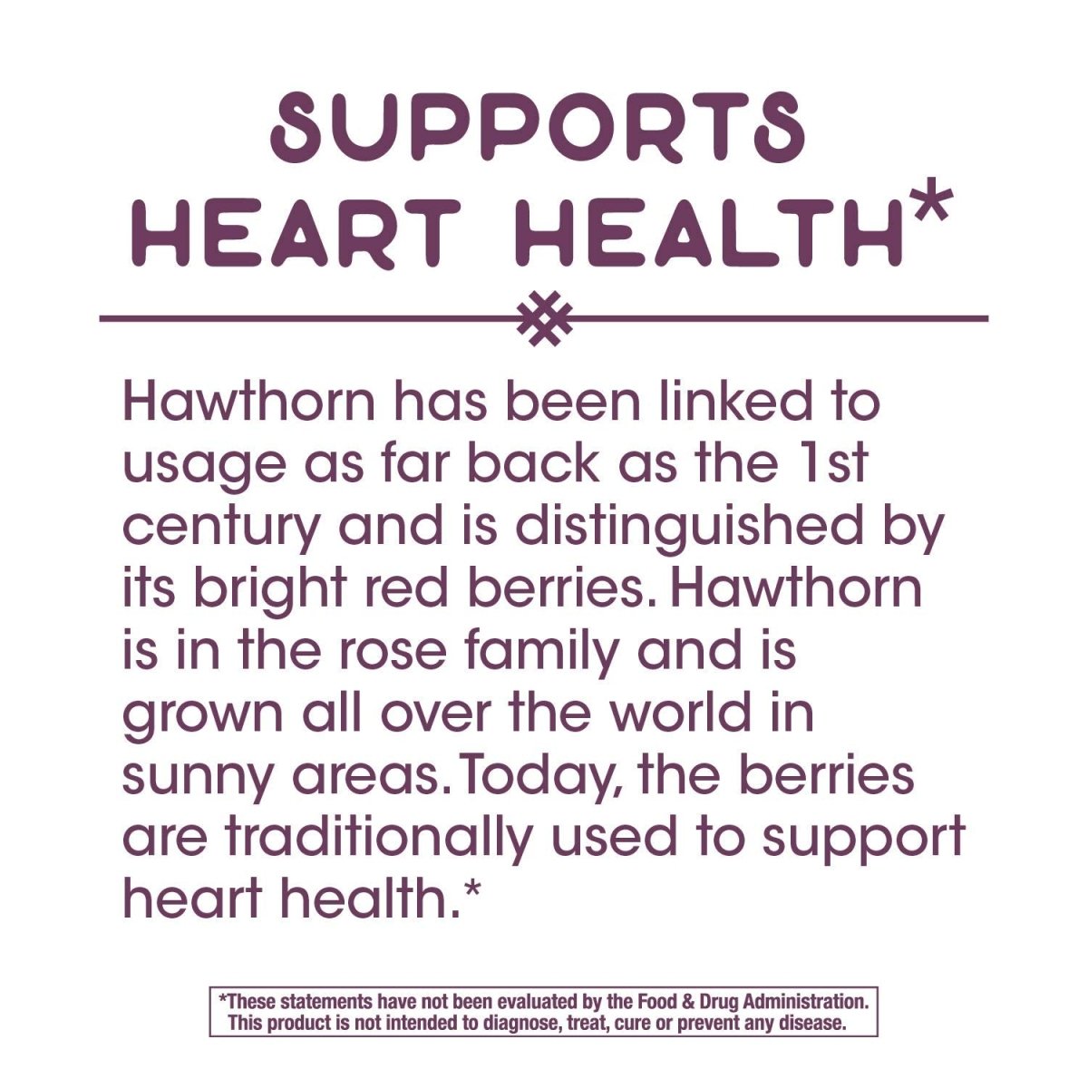 Nature's Way Hawthorn Capsules - 300mg Extract, 90 Vcaps