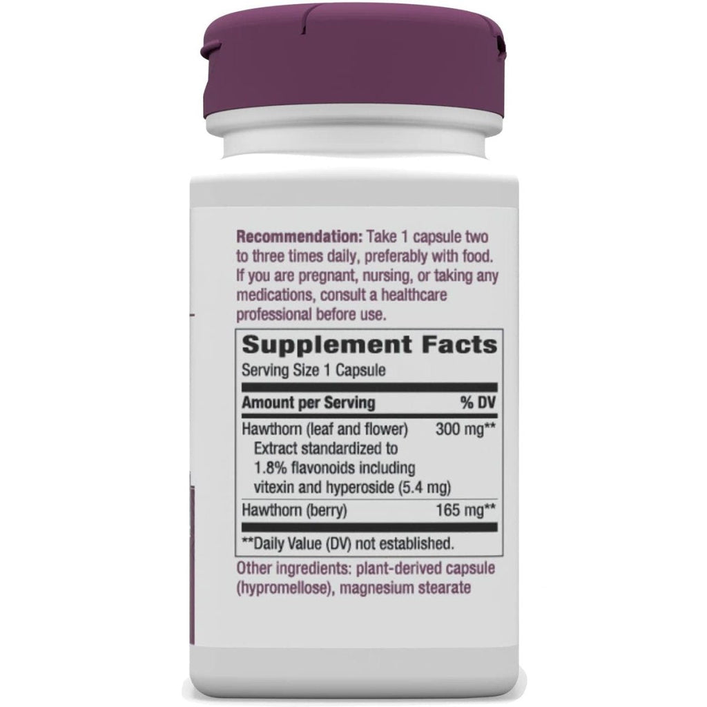 Nature's Way Hawthorn Capsules - 300mg Extract, 90 Vcaps
