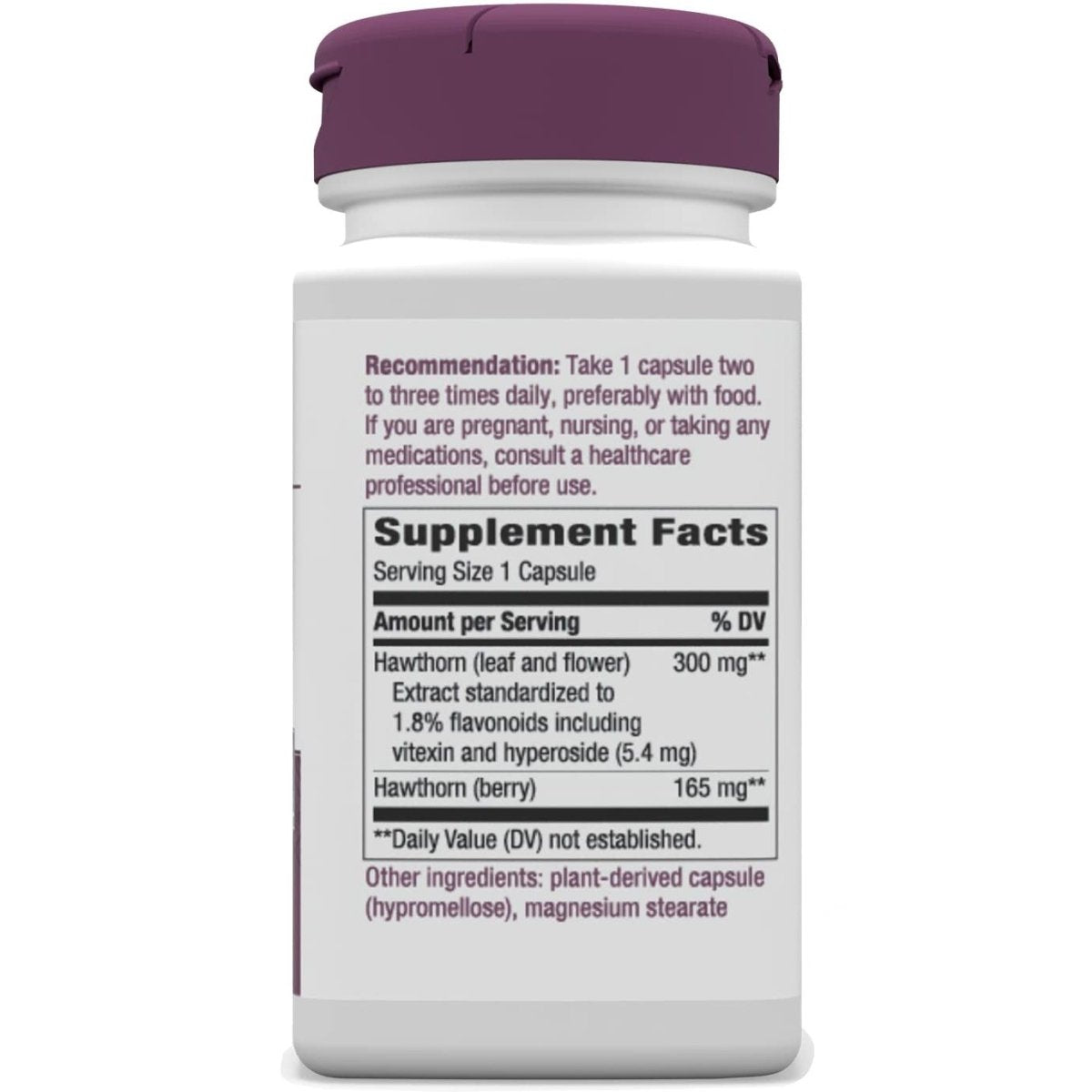 Nature's Way Hawthorn Capsules - 300mg Extract, 90 Vcaps