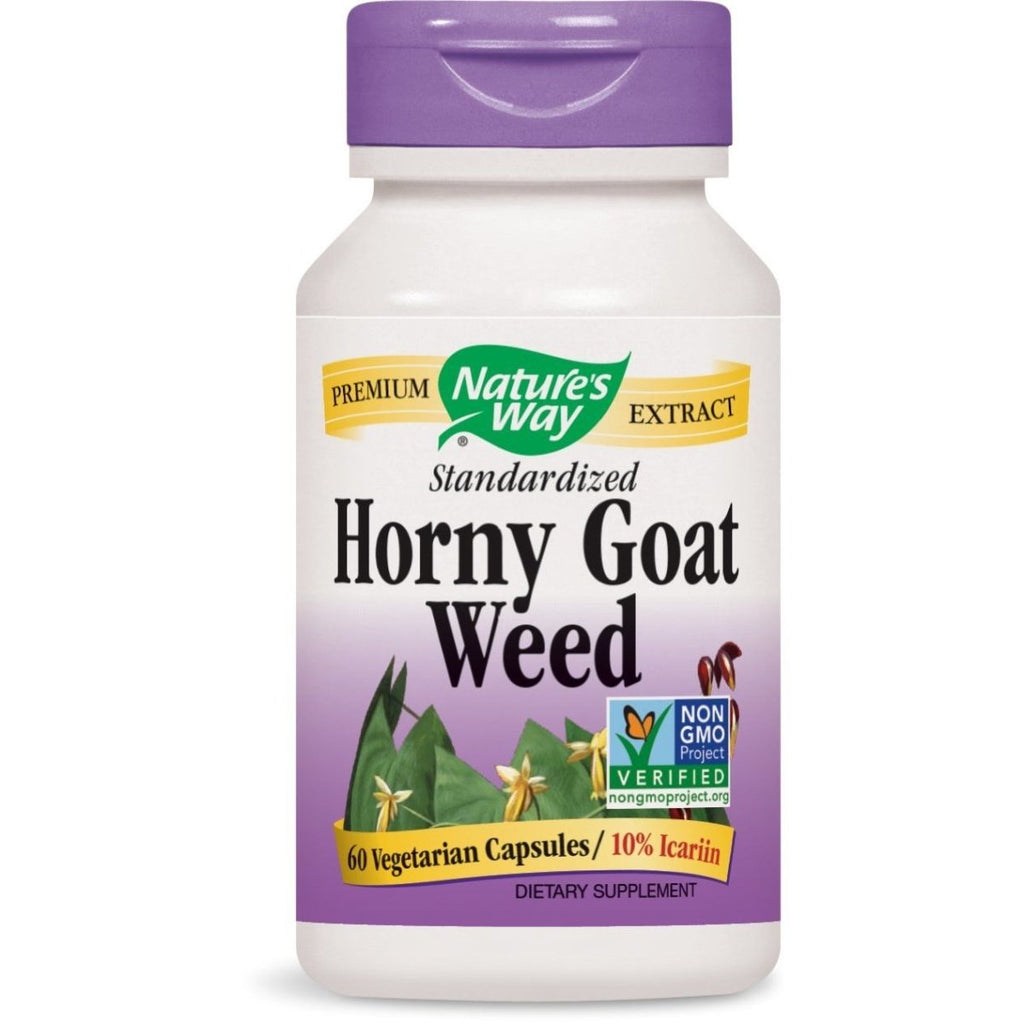 Nature's Way Horny Goat Weed Capsules, 60 Count