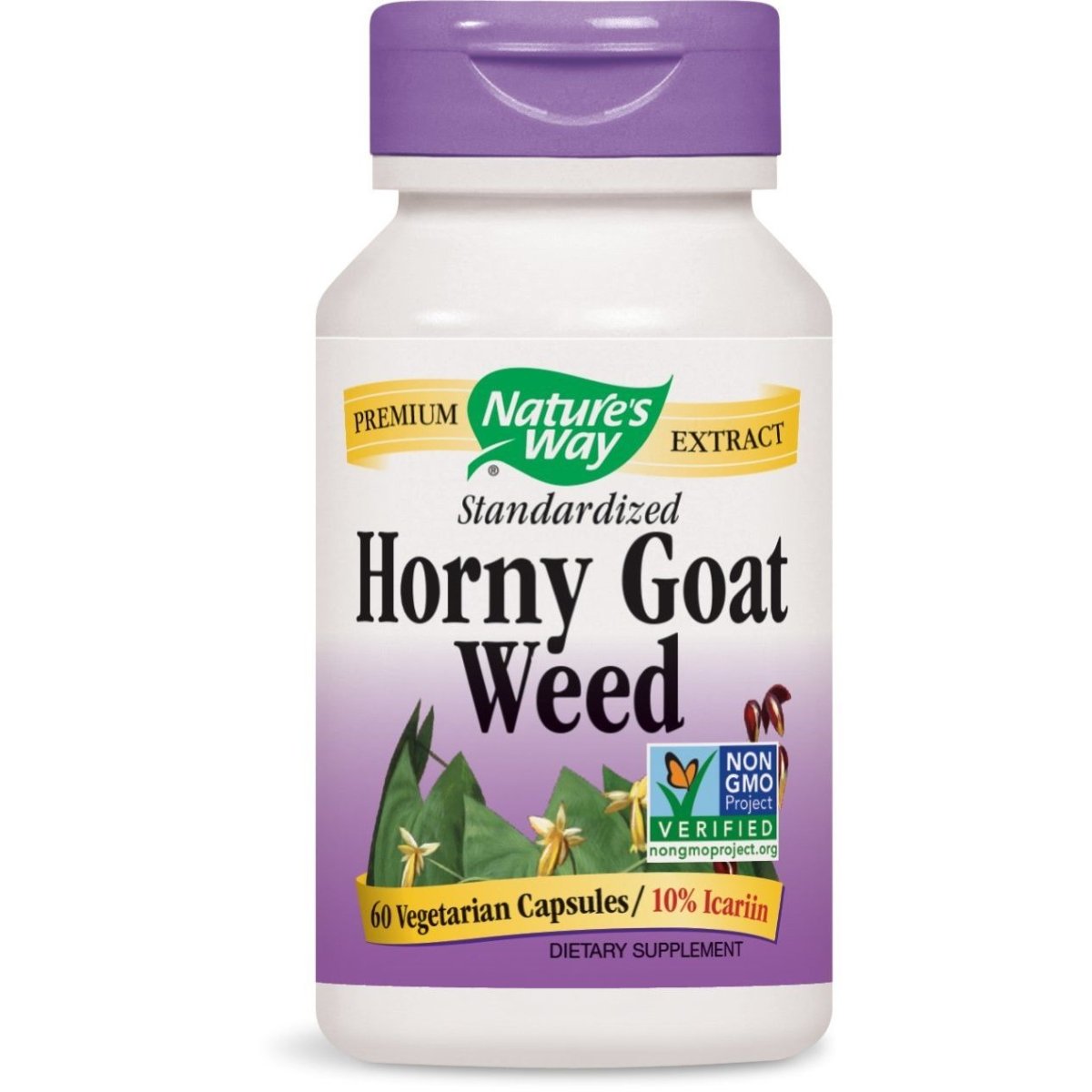 Nature's Way Horny Goat Weed Capsules, 60 Count