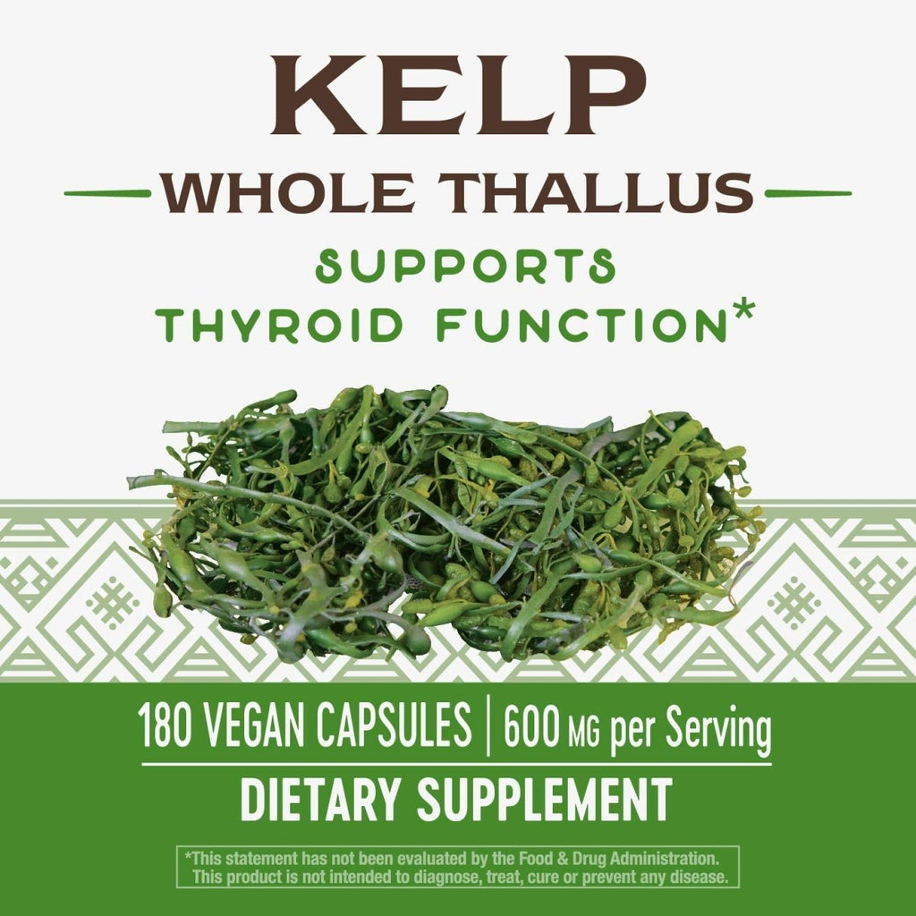 Nature's Way Kelp Capsules - 180 Capsules