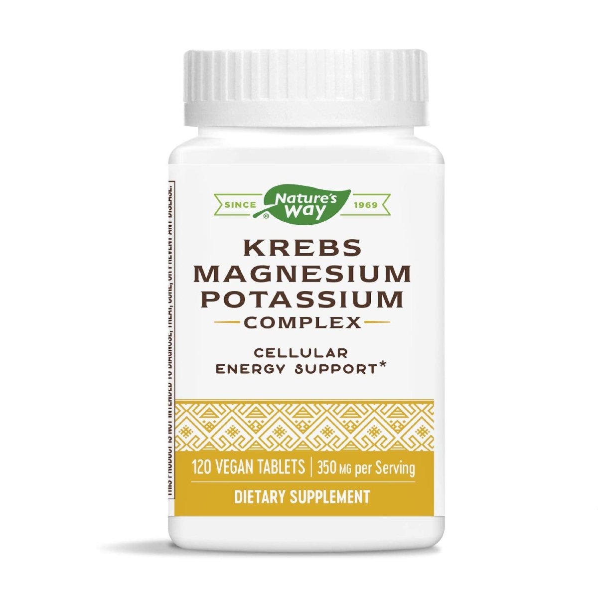 Nature's Way Krebs Magnesium Potassium Complex 345 mg per serving Cellular Energy Support* 120 Tablets