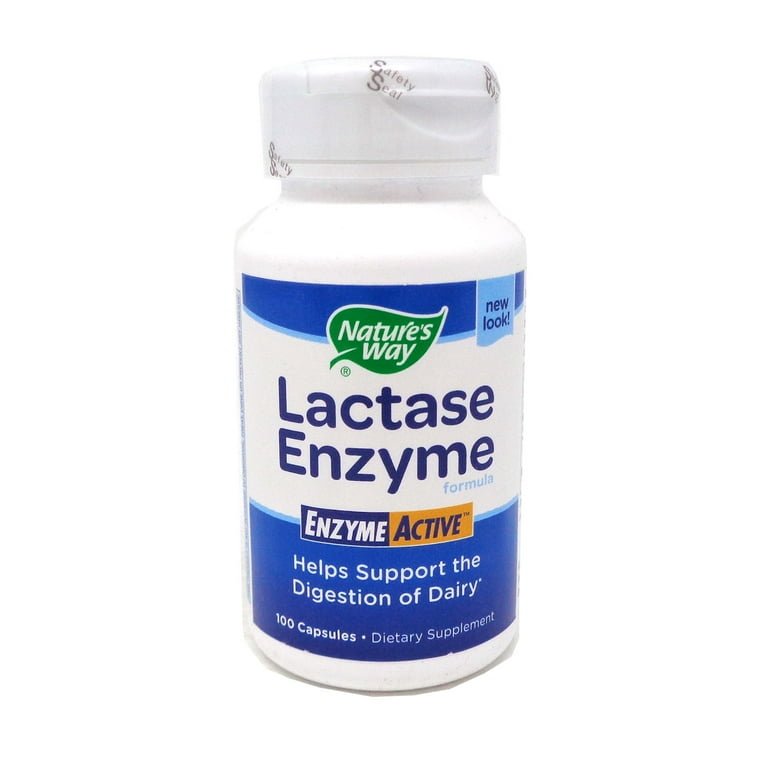 Nature's Way Lactase Enzyme 100 Capsules - 2 Pack