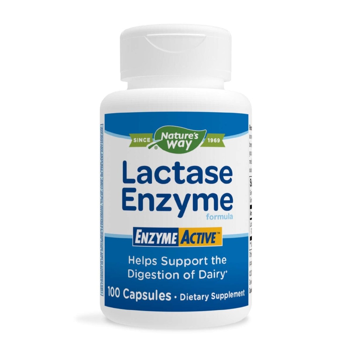 Nature's Way Lactase Enzyme Formula - 100 Capsules