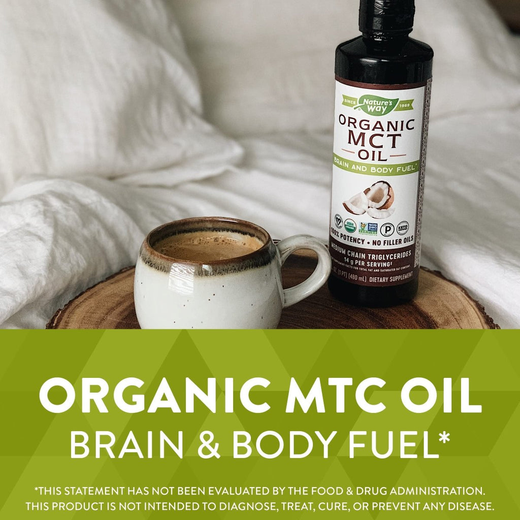 Nature's Way MCT Oil - Brain and Body Fuel from Coconuts* 16 oz