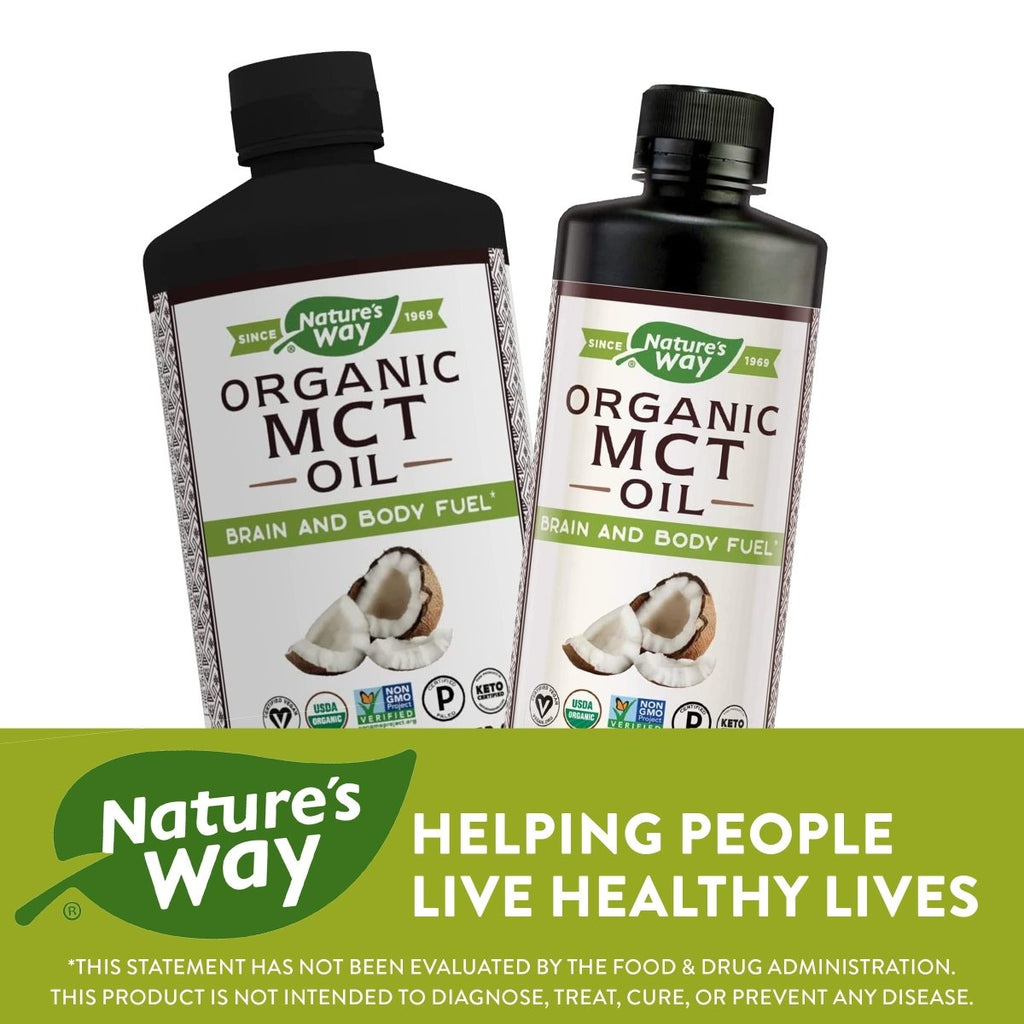 Nature's Way MCT Oil - Brain and Body Fuel from Coconuts* 16 oz