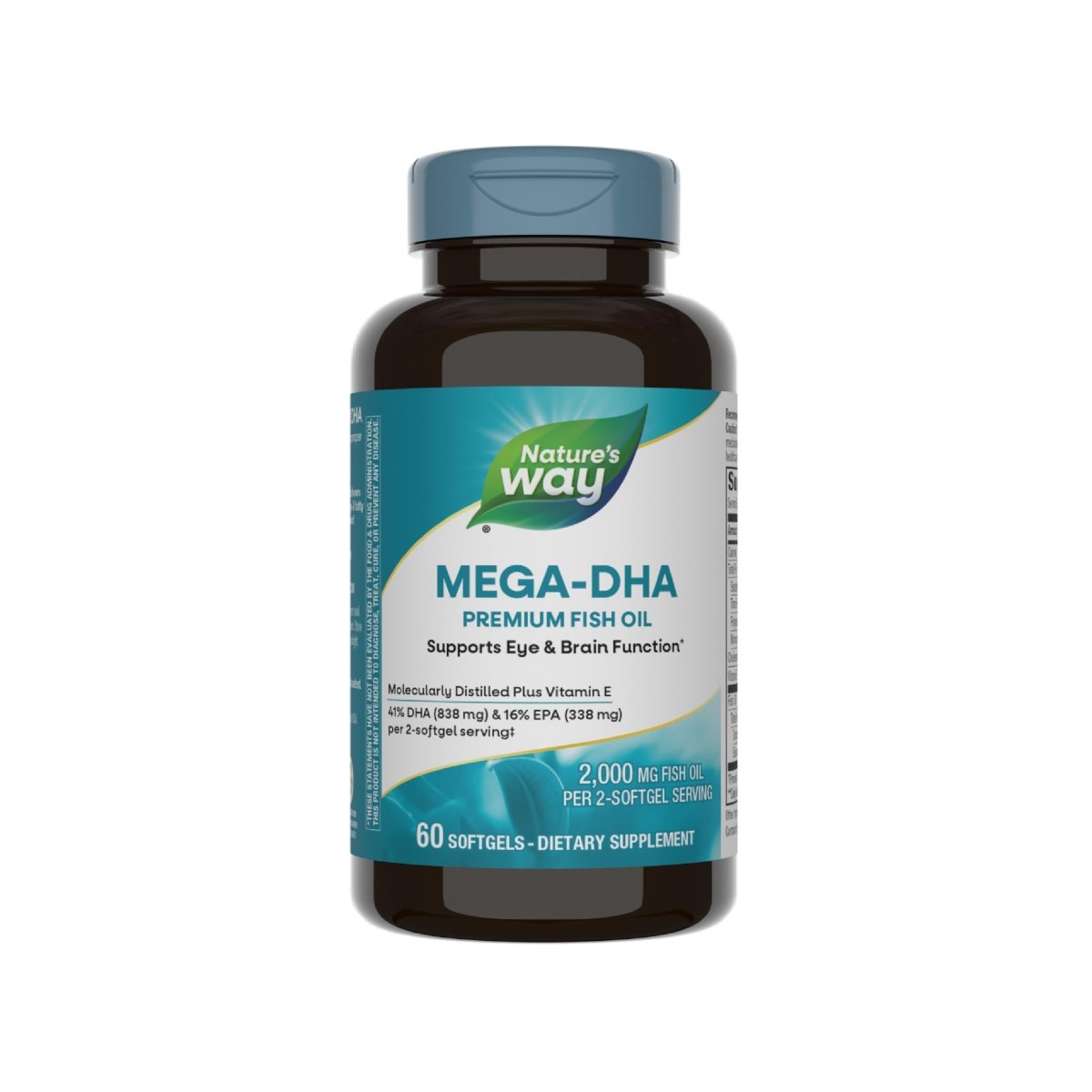 Nature's Way Mega-DHA 60 Softgels - 2 Pack