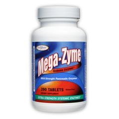 Nature's Way Mega-Zyme, Relieves Occasional Muscle Soreness*, 200 Tablets
