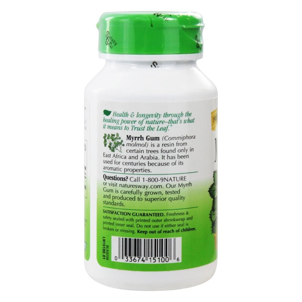 Nature's Way, Myrrh Gum, 550 mg, 100 Capsules