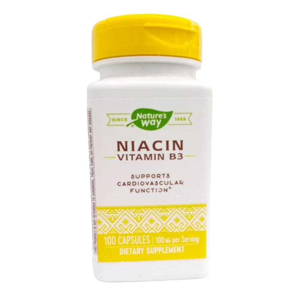 Nature's Way Nature's Way Niacin 100mg, 100 Count