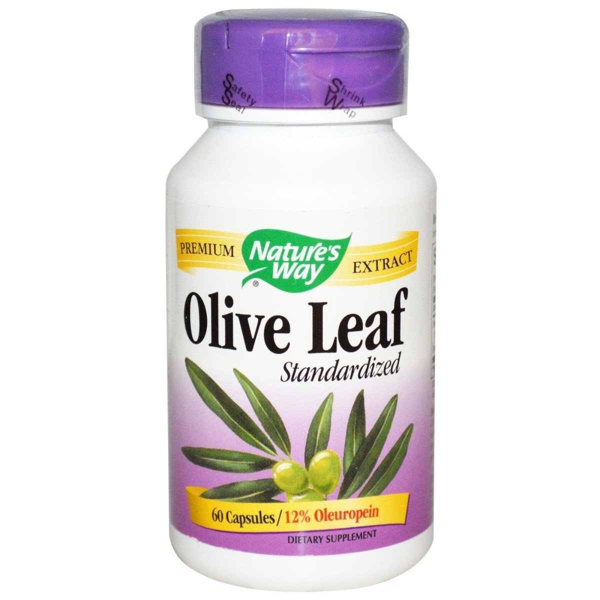 NATURE'S WAY OLIVE LEAF EXTRACT, 60 CAP
