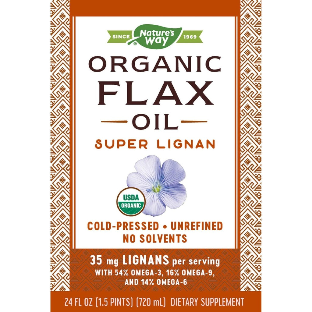 Nature's Way Organic Flax Oil Super Lignan