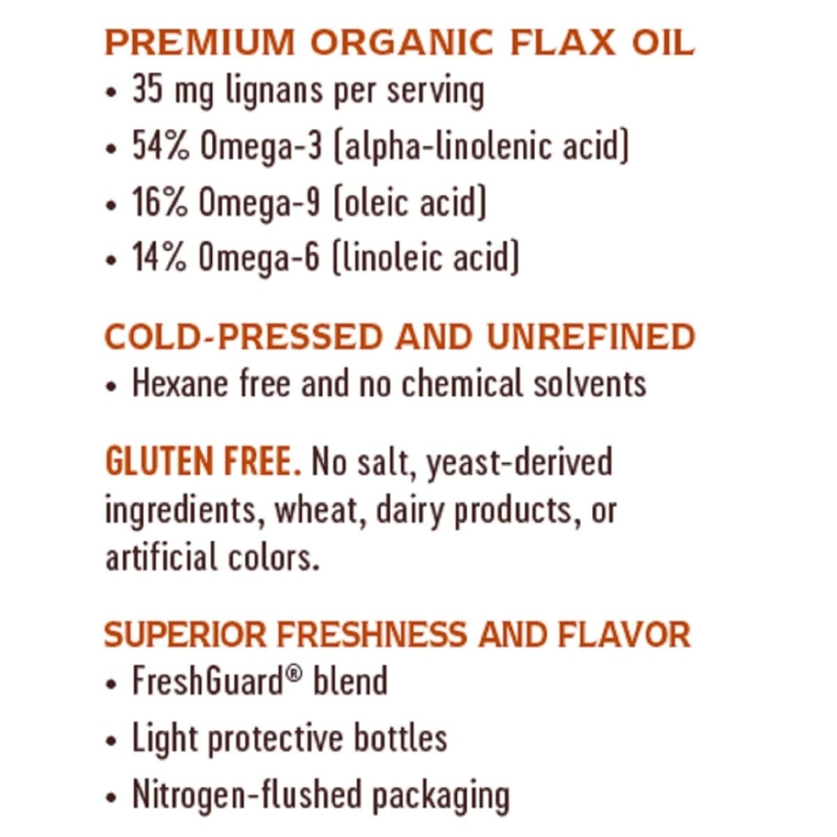 Nature's Way Organic Flax Oil Super Lignan