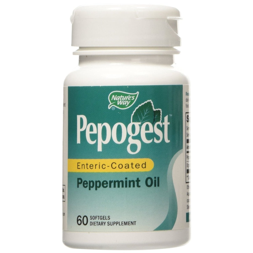 Nature's Way - Pepogest Ec Peppermint Oil, 60 softgels
