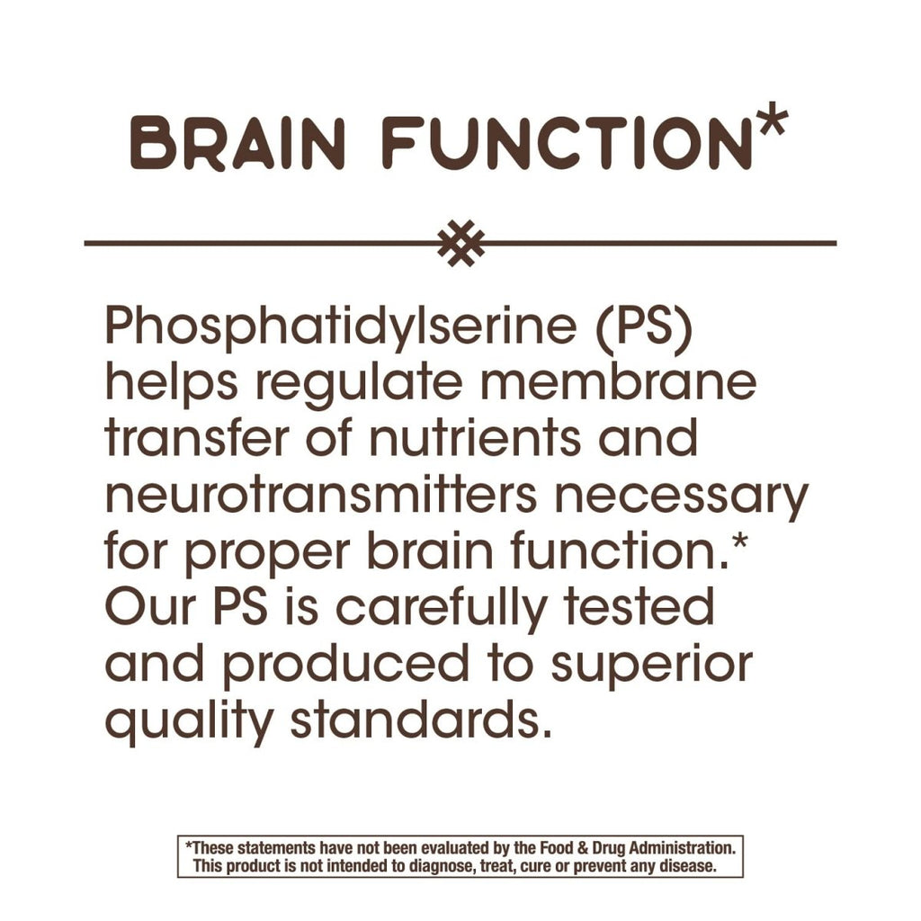 Nature's Way Phosphatidylserine, Supports Brain Function*, 60 Softgels