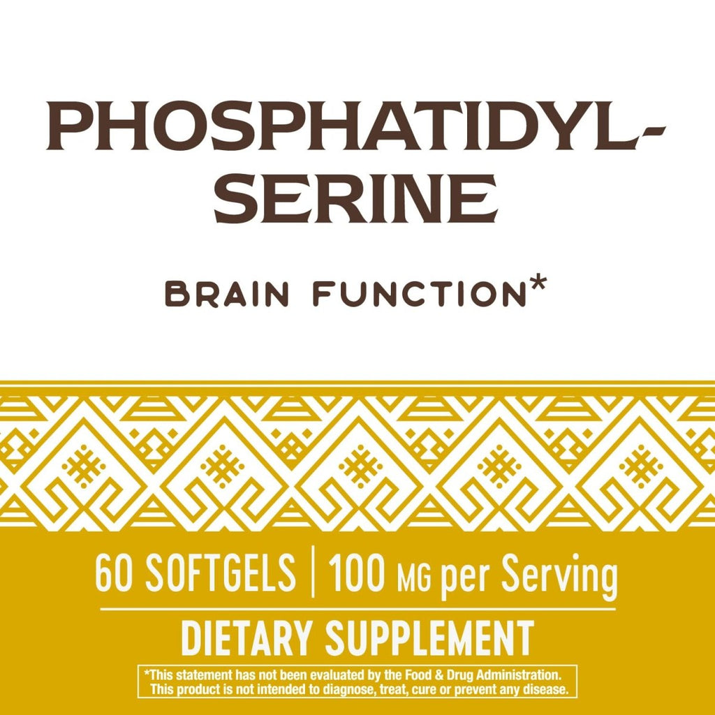 Nature's Way Phosphatidylserine, Supports Brain Function*, 60 Softgels