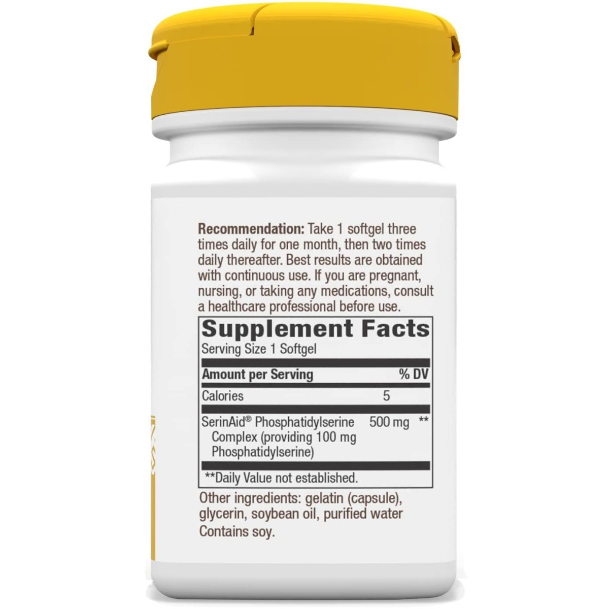Nature's Way Phosphatidylserine, Supports Brain Function*, 60 Softgels