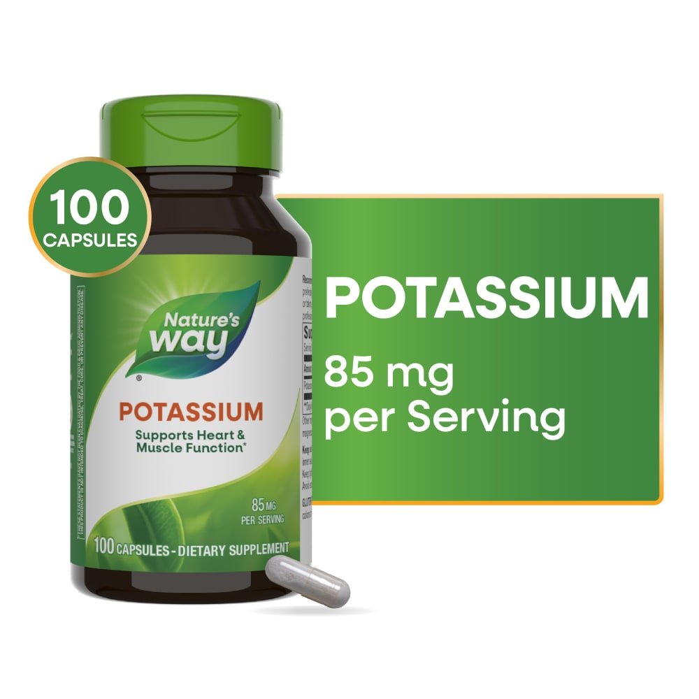 Nature's Way Potassium 100 Capsules