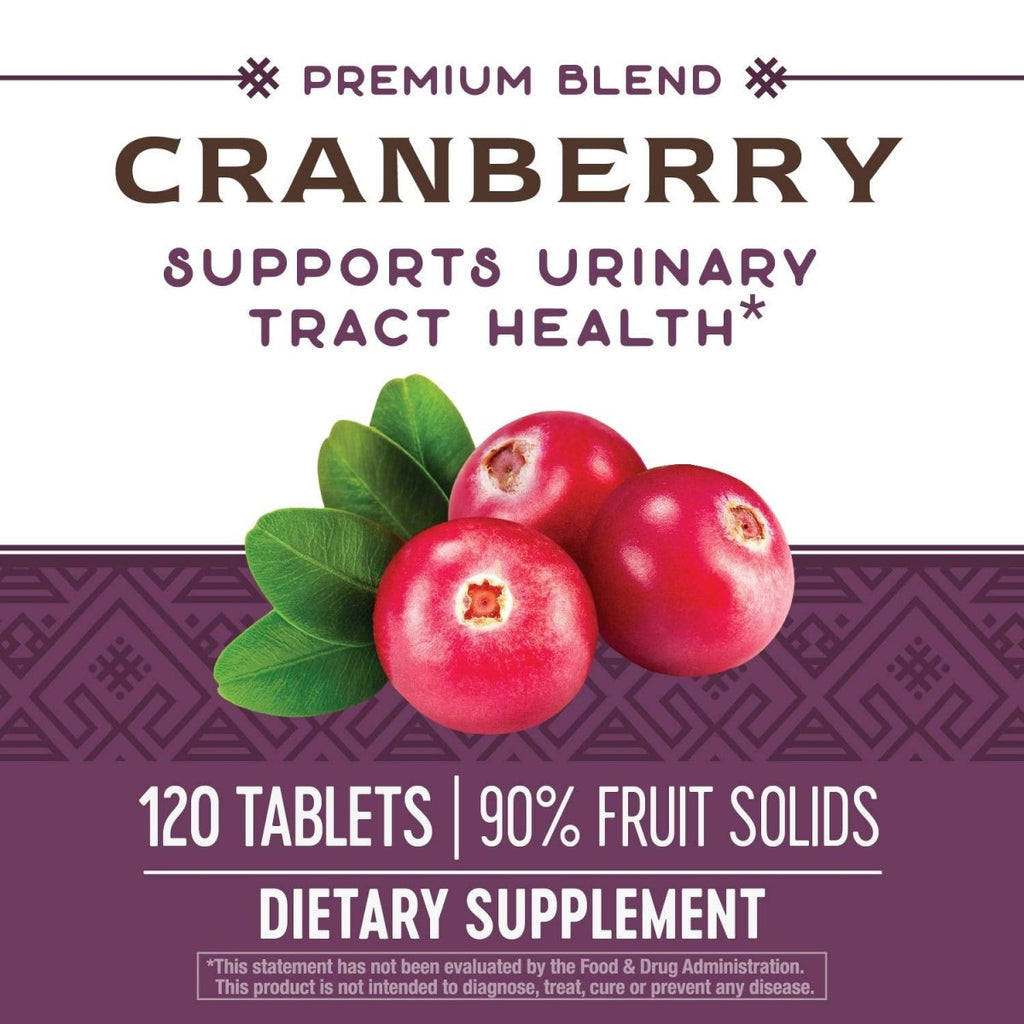 Nature's Way Premium Blend Cranberry 90% Fruit Solids 120 Count