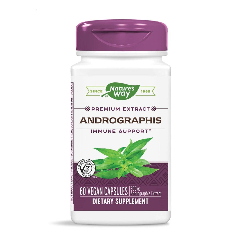 Nature's Way Premium Extract Andrographis, Immune Support*, 300 mg Andrographis Extract per serving, 60 Capsules