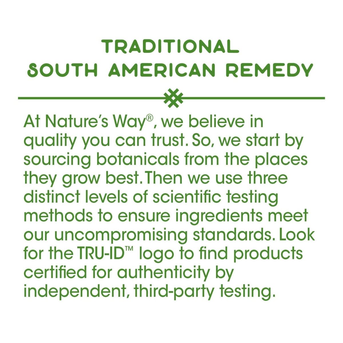 Nature's Way Premium Herbal Pau d'Arco Inner Bark,  180 Capsules