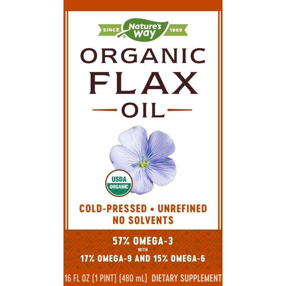 Nature's Way Premium Organic Flax Oil - 16 Fl. Oz
