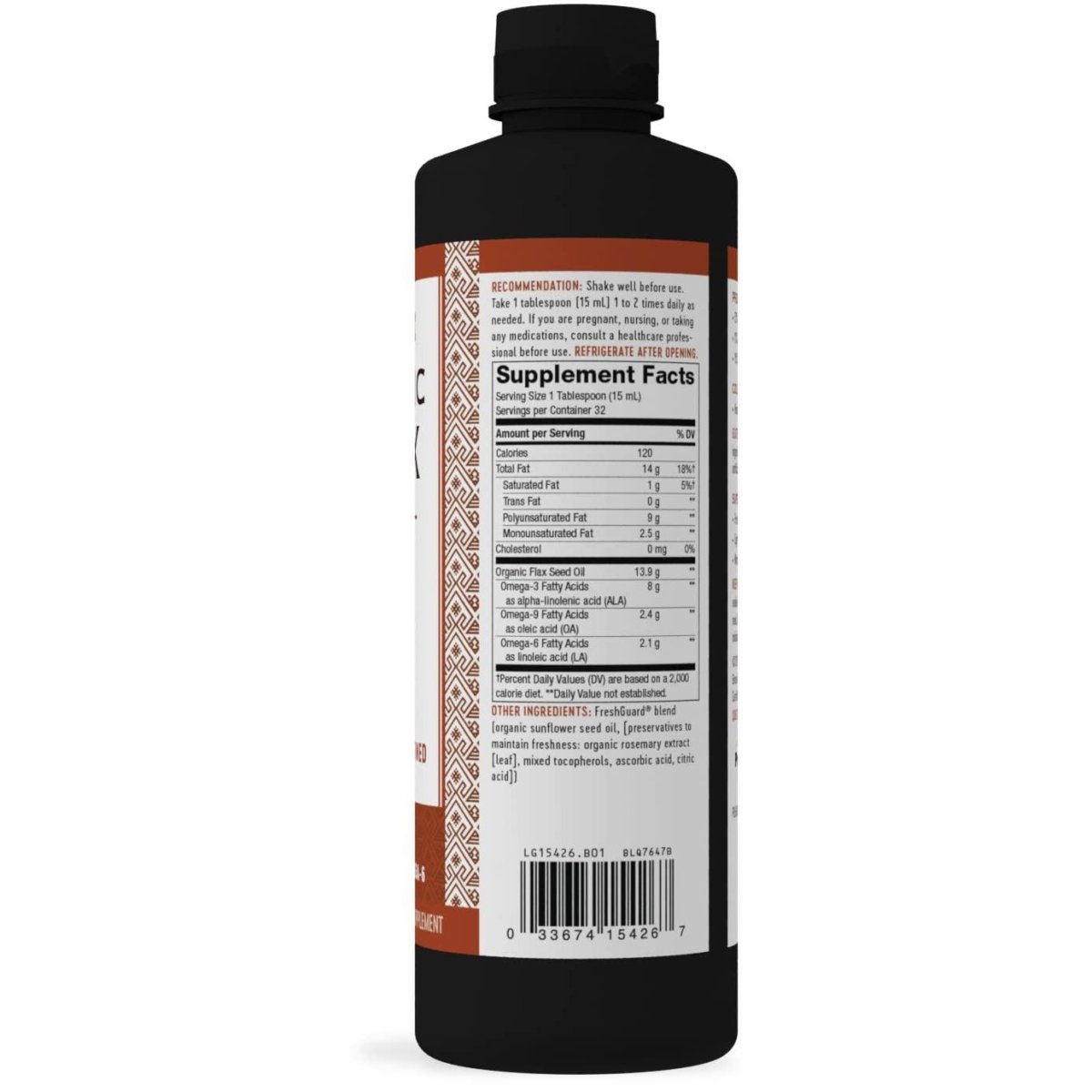 Nature's Way Premium Organic Flax Oil - 16 Fl. Oz