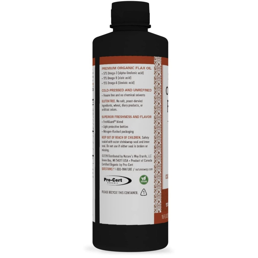 Nature's Way Premium Organic Flax Oil - 16 Fl. Oz