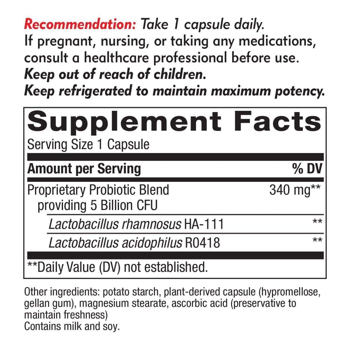 Nature's Way Primadophilus, 5 Billion, 90 Capsules