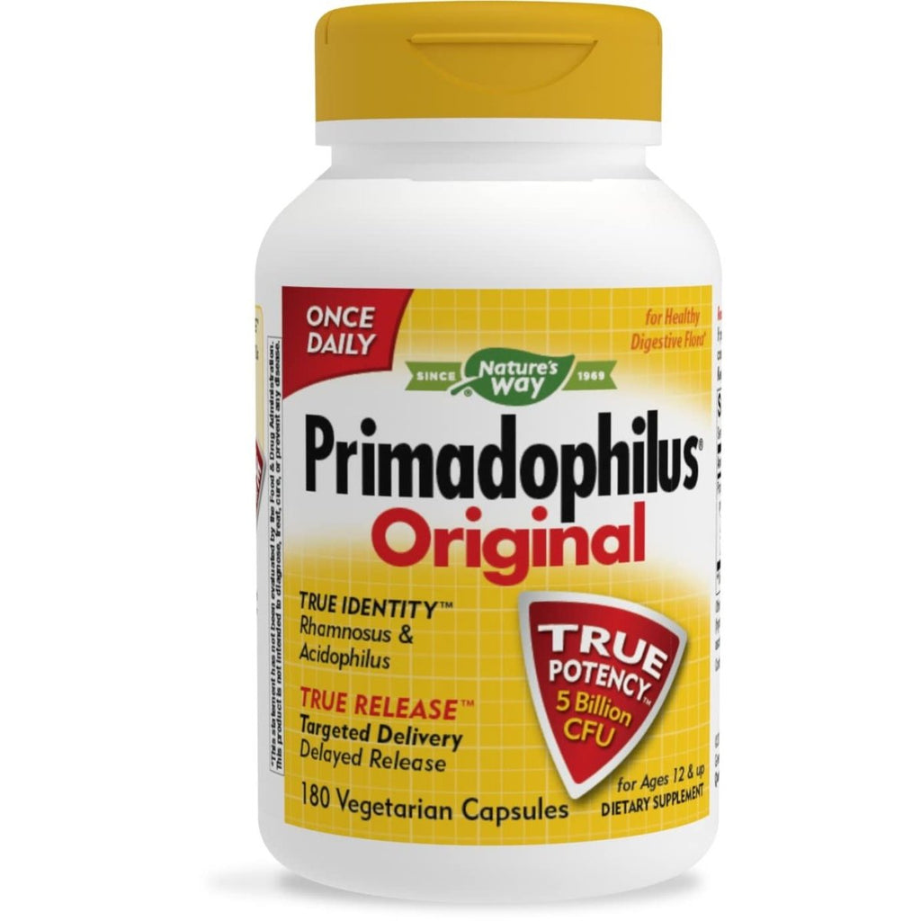 Nature's Way Primadophilus Original - Probiotic Support for Digestive Health - 180 Capsules