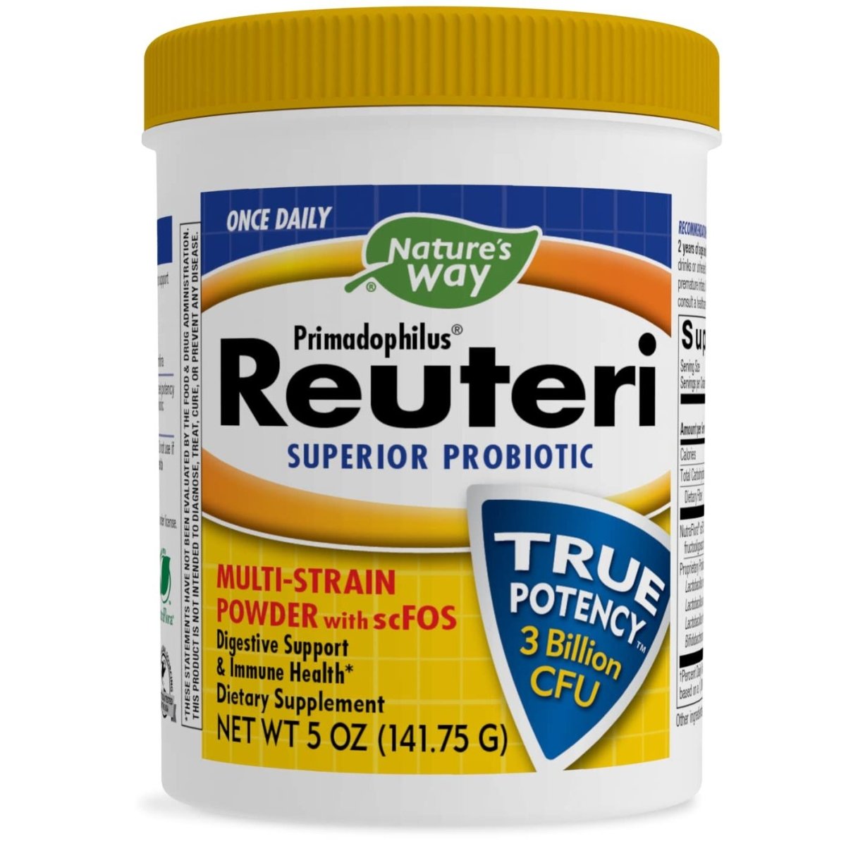Nature's Way Primadophilus Reuteri Probiotic, Supports Digestive & Immune Health*, 3 Billion Live Cultures, 5 Oz.