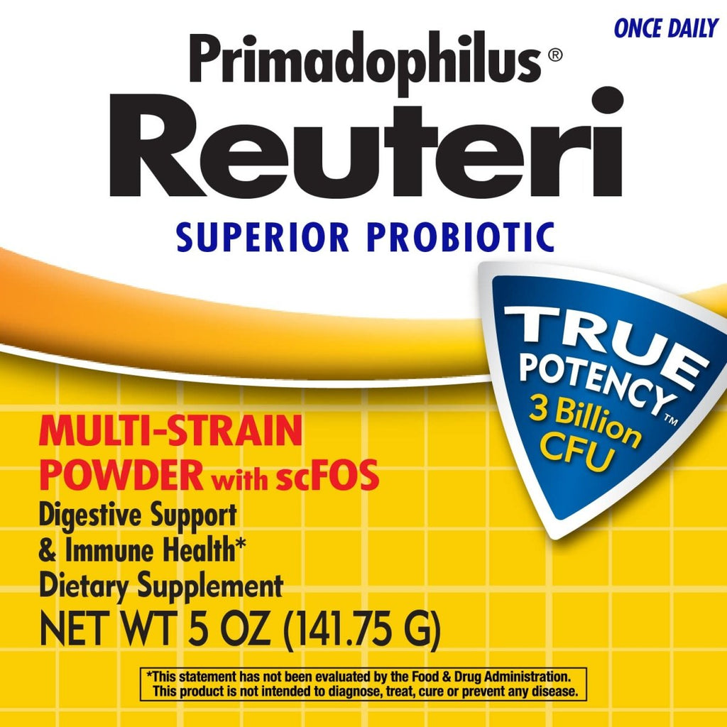 Nature's Way Primadophilus Reuteri Probiotic, Supports Digestive & Immune Health*, 3 Billion Live Cultures, 5 Oz.