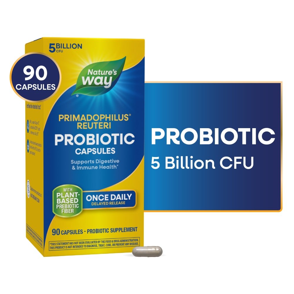 Nature's Way Primadophilus Reuteri Probiotics 90 Capsules