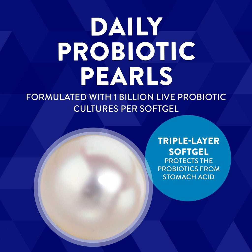 Nature's Way Probiotic Pearls Acidophilus, Digestive and Immune Health Support for Women and Men*, Protects Against Occasional Constipation and Bloating*, 90 Softgels
