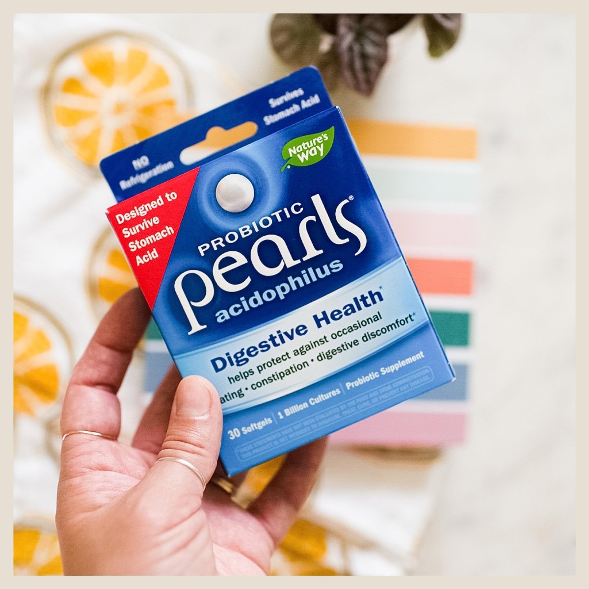 Nature's Way Probiotic Pearls Acidophilus, Digestive and Immune Health Support for Women and Men*, Protects Against Occasional Constipation and Bloating*, 90 Softgels