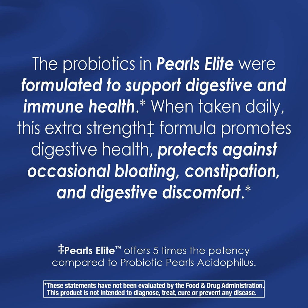 Nature's Way Probiotic Pearls Elite, 5 Billion Live Cultures, 30 Softgels