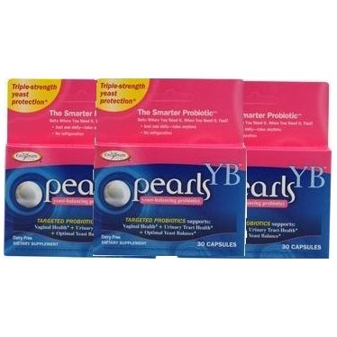 Nature's Way Probiotic Pearls Womens, 1 Billion Live Cultures, 30 Softgels - pack of 3