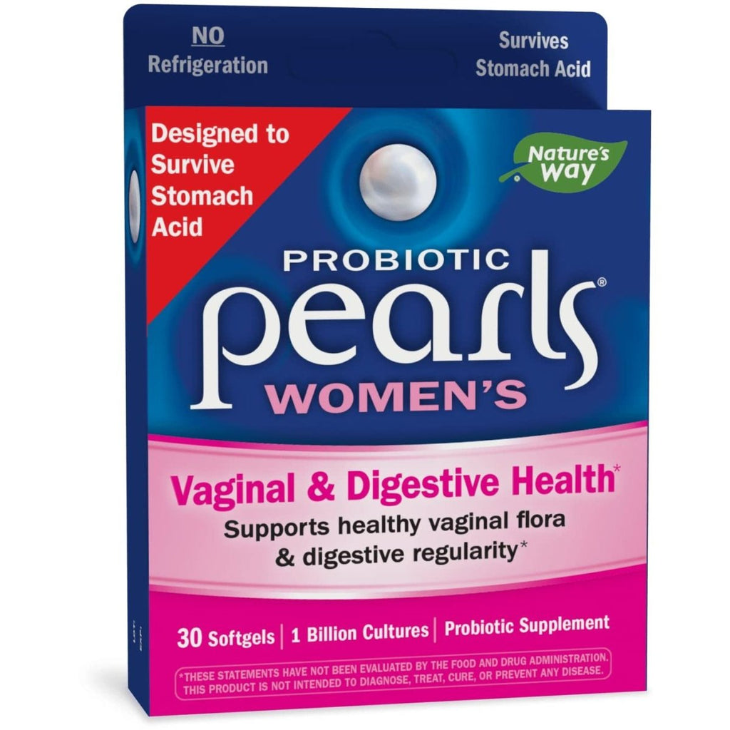 Nature's Way Probiotic Pearls Womens, 1 Billion Live Cultures, 30 Softgels