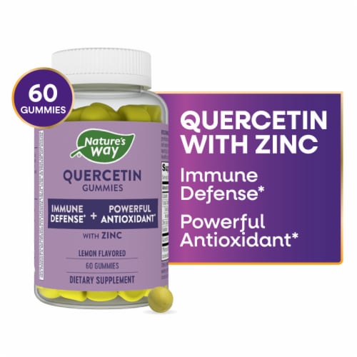 Nature's Way Quercetin with Zinc 60 gummies