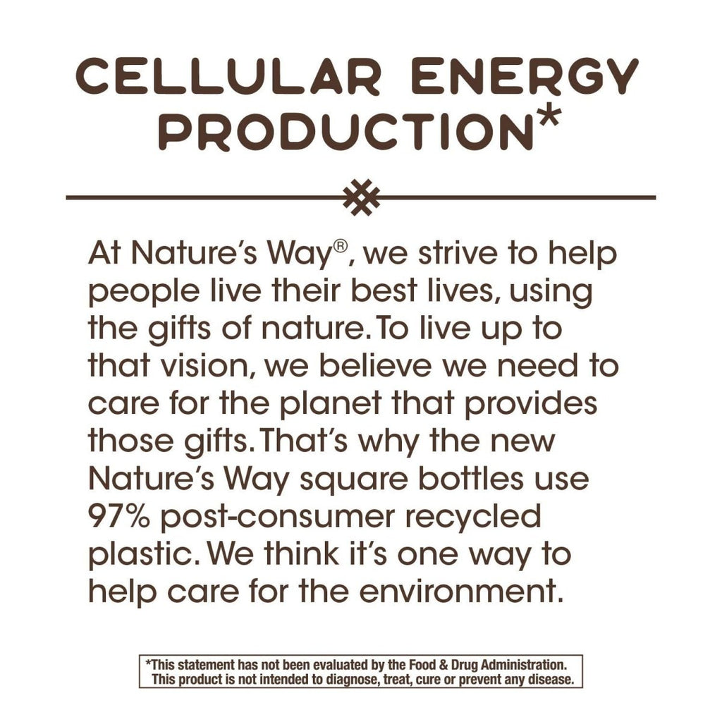 Nature's Way Riboflavin Vitamin B2 Supports Cellular Energy* 30 Tablets