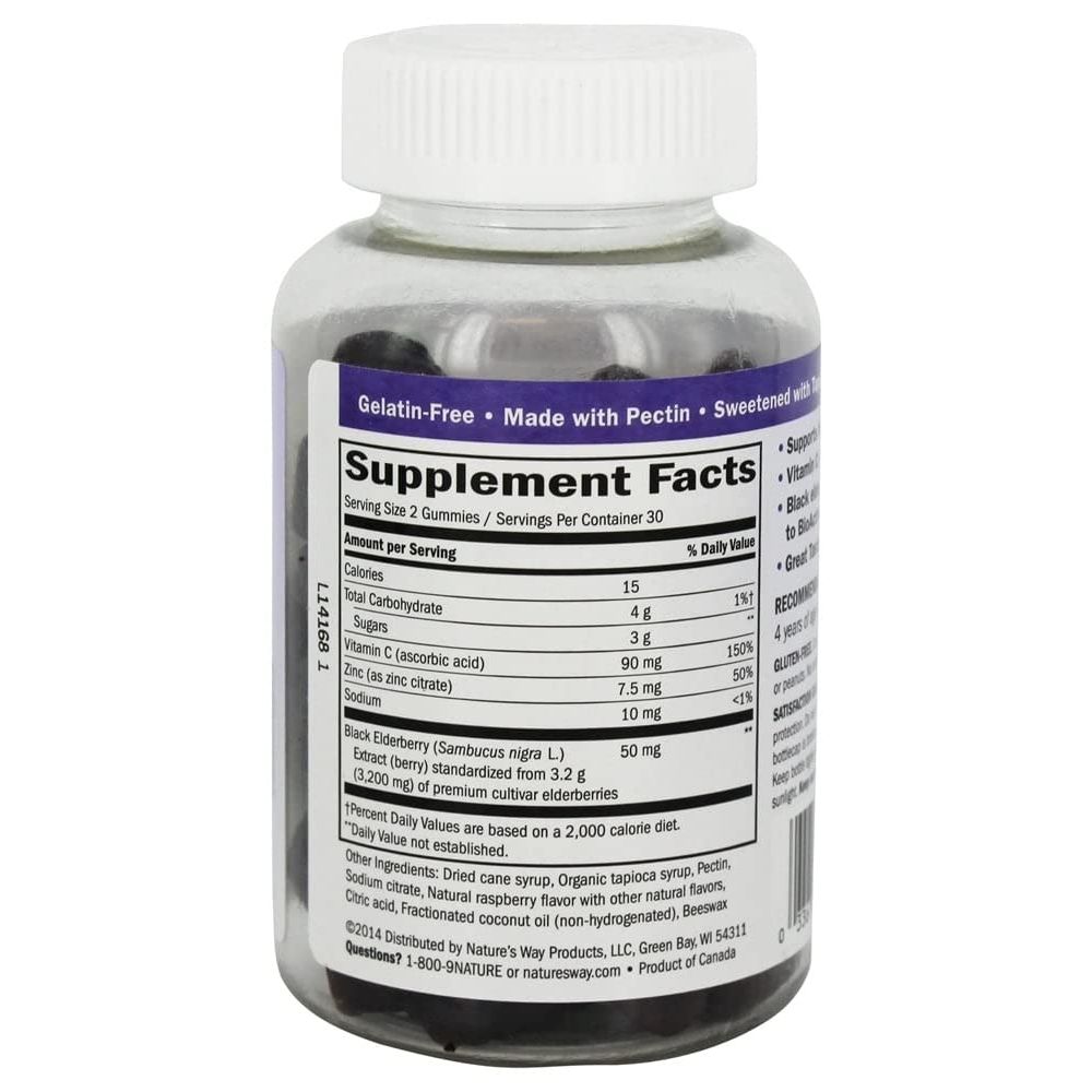Nature's Way Sambucus Gummies - 60 Count