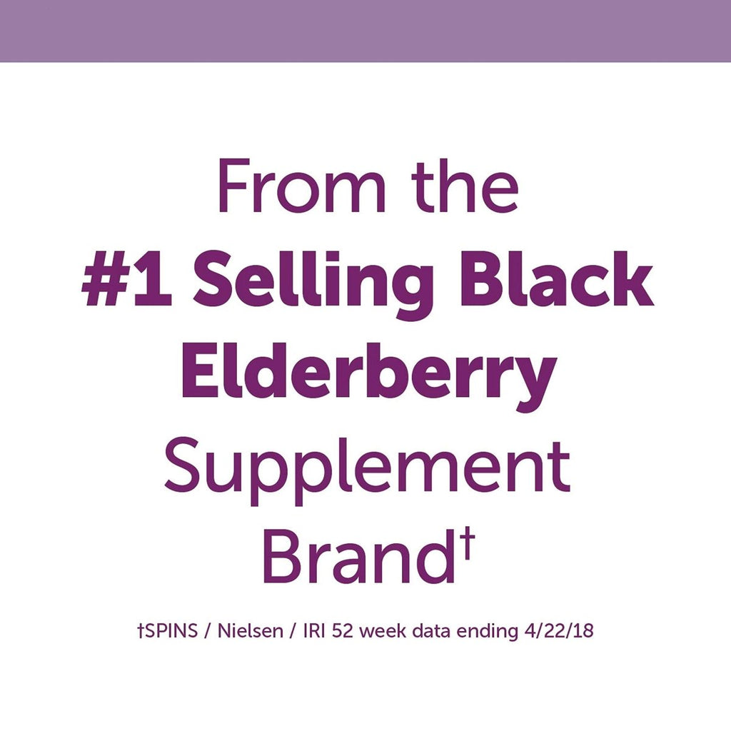 Nature's Way Sambucus Organic Elderberry Syrup for Kids - 4 Fl. Oz - Great Tasting - Gluten-Free