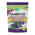Nature's Way Sambucus Zinc Lozenges with Elderberry and Vitamin C, Honey Lemon Flavor, 24 Lozenges