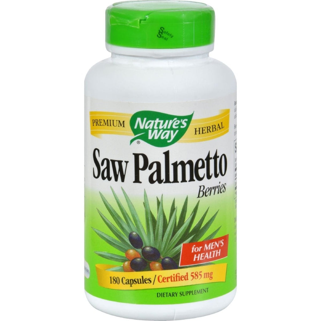 NATURE'S WAY SAW PALMETTO BERRIES, 180 CAP