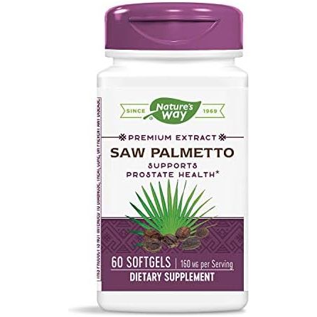 Nature's Way Saw Palmetto Extract 60 Softgels - 3 Pack