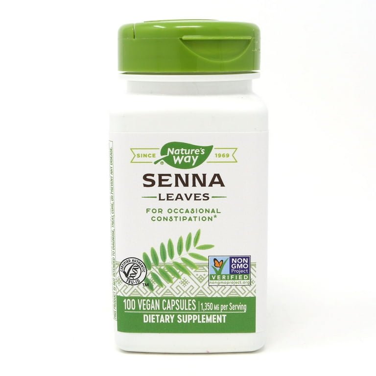 Nature's Way Senna Leaves 100 Vcaps - 4 Pack