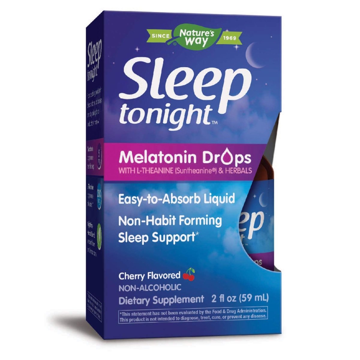 Nature's Way Sleep Tonight Melatonin Drops - 2 Oz, Cherry Flavor