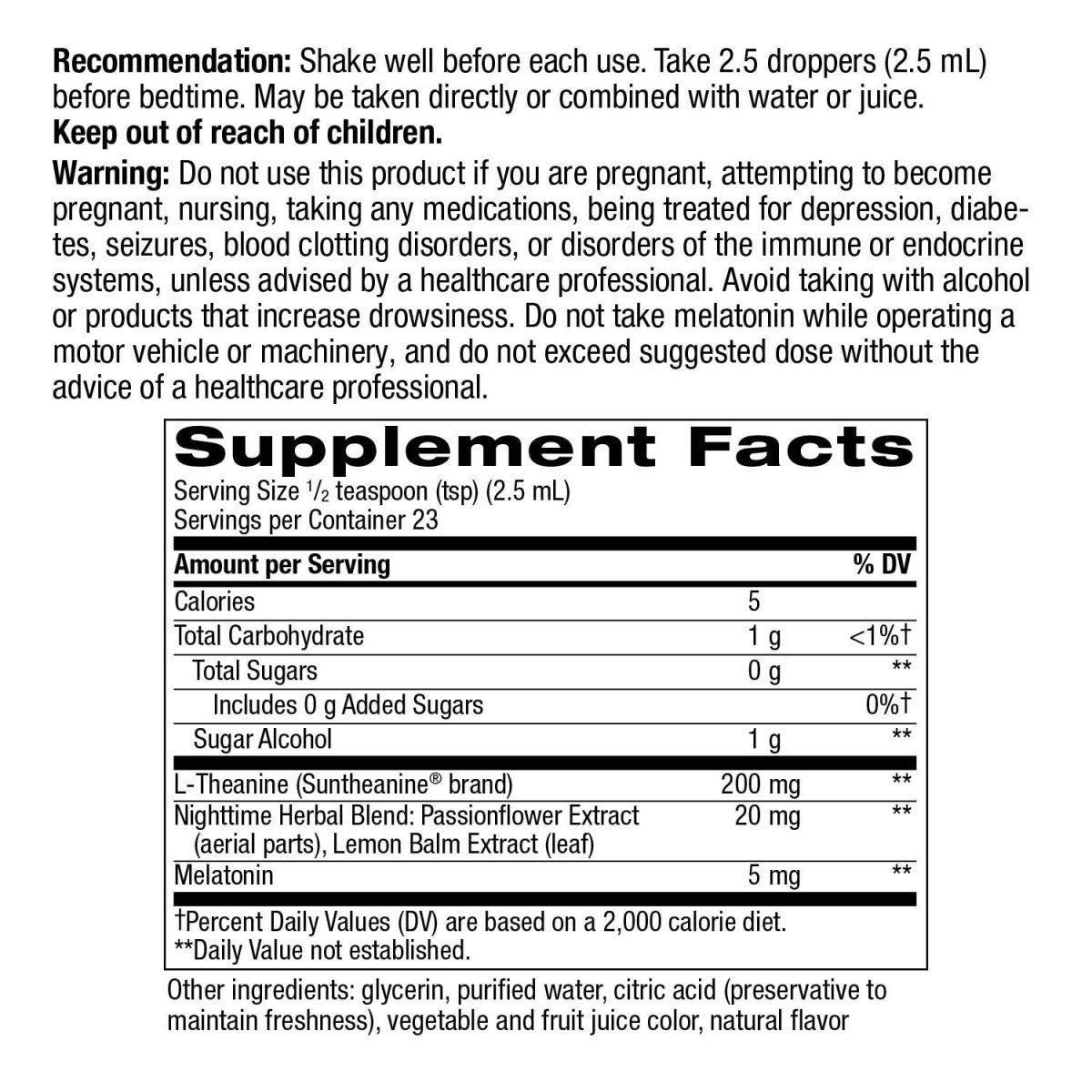 Nature's Way Sleep Tonight Melatonin Drops - 2 Oz, Cherry Flavor