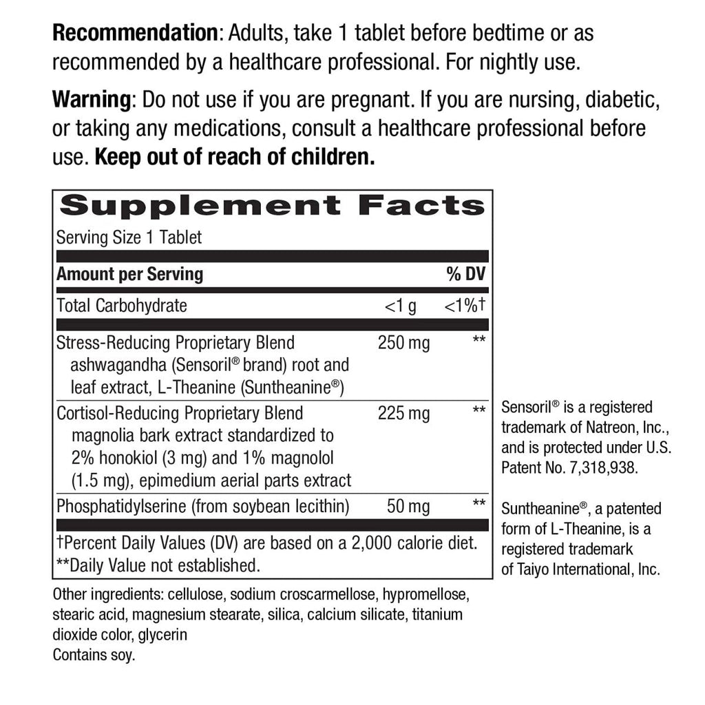 Nature's Way Sleep Tonight - Stress-Reducing Formula - 28 Tablets